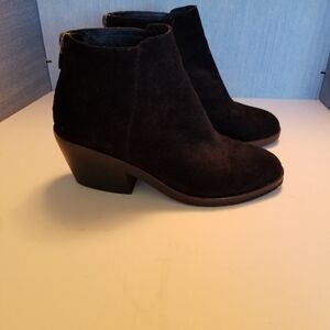 Eileen Fisher Women's Size 6 Black Vero Cuoio Suede Leather Ankle Boots